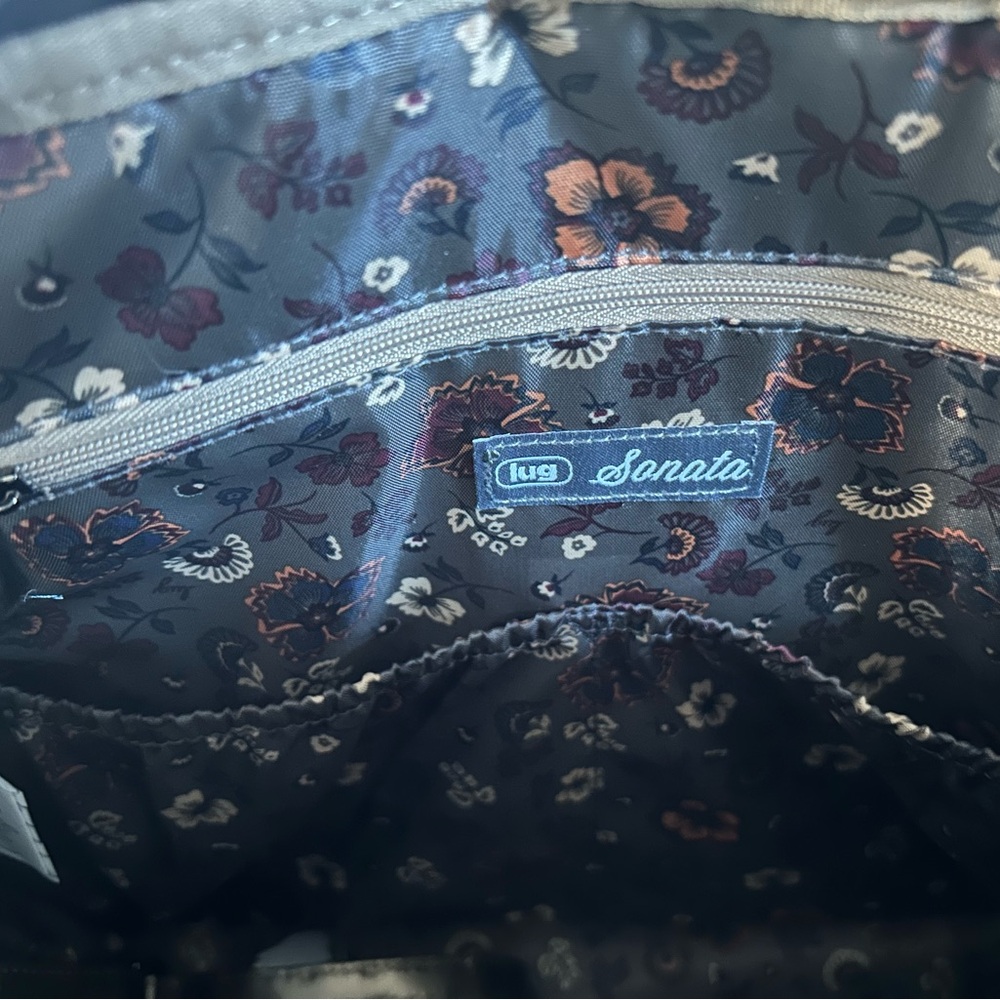 ✨ Lug Sonata ✨Convertible Huge  Metallic Walnut Bag✨ Video Link i. descript - Picture 4 of 9